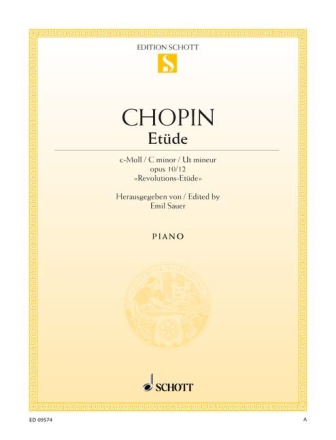 Et�de c-Moll op. 10/12 f�r Klavier