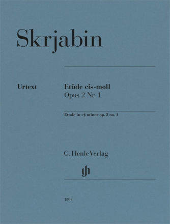 Et�de cis-Moll op.2,1 f�r Klavier