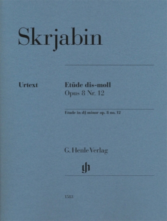 Et�de dis-moll op.8 Nr.12 f�r Klavier