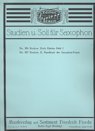 Et�den Band 1 f�r Saxophon