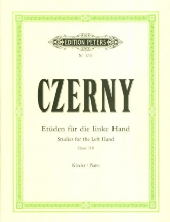 Et�den f�r die linke Hand op.718 f�r Klavier