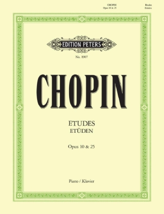 Et�den op.10, op.25 und 3 Et�den ohne opus f�r Klavier