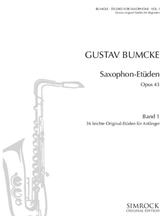 Et�den op.43 Band 1 - 36 leichte Original-Et�den f�r Saxophon