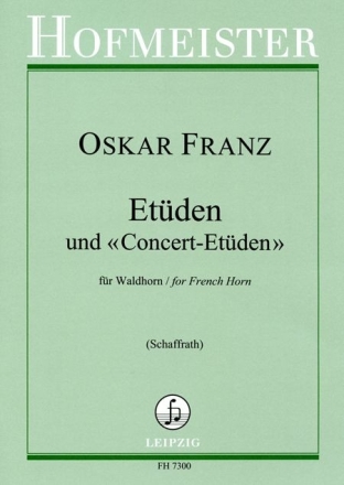 Et�den und 'Konzert-Et�den' f�r Waldhorn