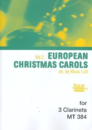 Europ�ische Weihnachtslieder Band 2 f�r 3 Klarinetten PARTITUR+STIMMEN