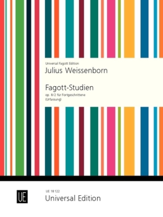 Fagott-Studien f�r Fortgeschrittene op.8,2 (Urfassung) f�r Fagott