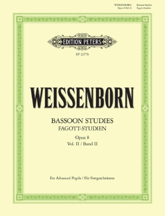 Fagott-Studien op.8 Band 2 f�r Fortgeschrittene