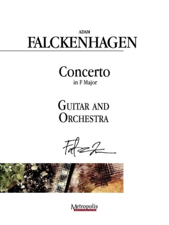 Falckenhagen, Adam Concerto F-Dur (Partituur) Guitar/Orchestra