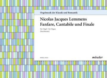 Fanfare, Cantabile und Finale f�r Orgel