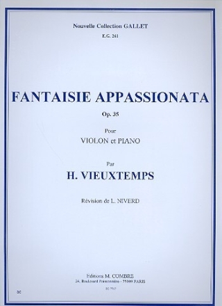 Fantaisie appassionata op.35 POUR VIOLON ET PIANO