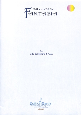 Fantasia for alto saxophone and piano