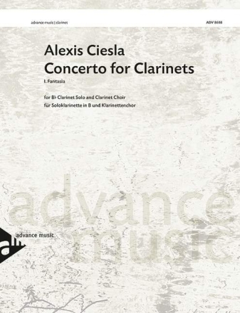 Fantasia from Concerto for Clarinets f�r Klarinette solo und Klarinetten-Chor Partitur und Stimmen