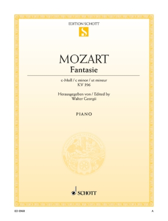 Fantasie c-Moll KV396 f�r Klavier