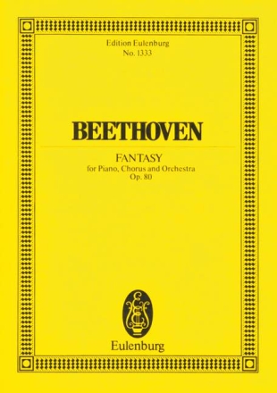Fantasie c-Moll op.80 f�r Klavier, Chor und Orchester Studienpartitur