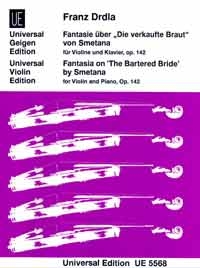 Fantasie �ber die verkaufte Braut op.142 f�r Violine und Klavier