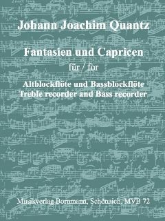 Fantasien und Capricen f�r 2 Blockfl�ten (AB)