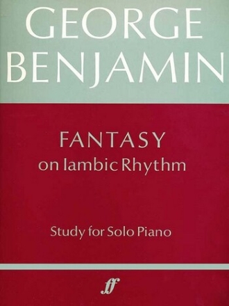 Fantasy on Iambic Rhythm for solo piano