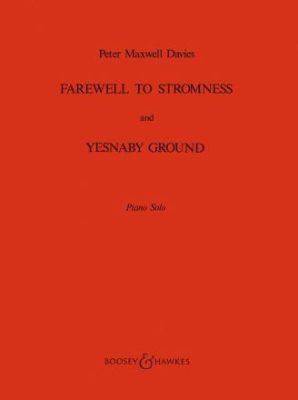 Farewell to Stromness & Yesnaby Ground f�r Klavier