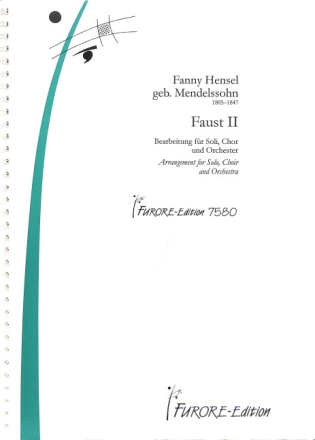 Faust 2 (1843) f�r Sopran, Frauenchor und Orchester Partitur