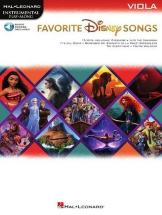 Favorite Disney Songs (+Online Audio) for viola