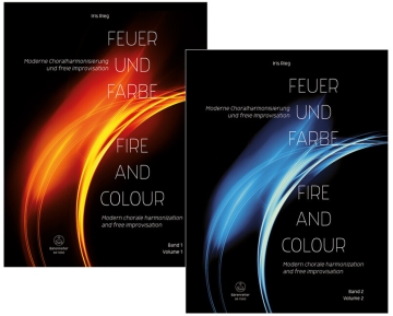 Feuer und Farbe / The Colours of Fire f�r Orgel Set mit 2 B�nden, Softcover (dt/en)