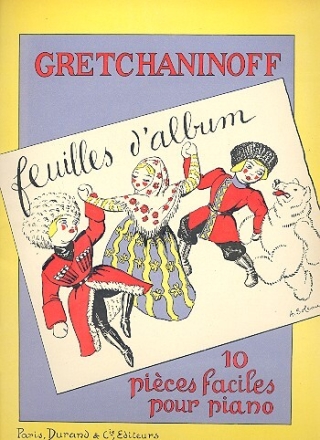 Feuilles d'album op.139 pour piano