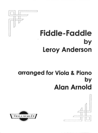 Fiddle-Faddle for viola and piano