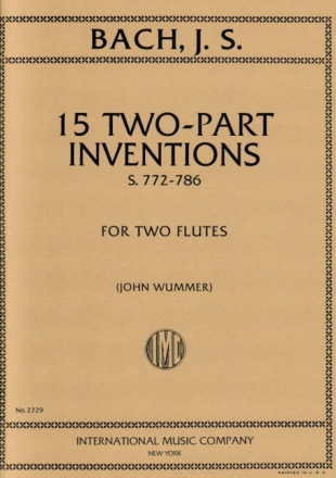 Fifteen two part inventions for 2 flutes