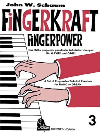 Fingerkraft Band 3 f�r Klavier (Orgel)