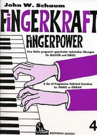 Fingerkraft Band 4 f�r Klavier/Orgel