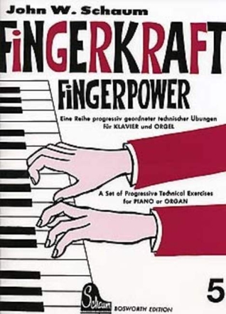 Fingerkraft Band 5 f�r Klavier (Orgel)