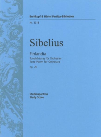 Finlandia op.26 f�r Orchester Studienpartitur