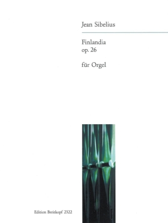 Finlandia op.26 f�r Orgel