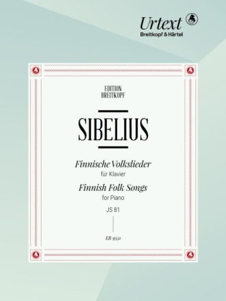 Finnische Volkslieder  f�r Klavier