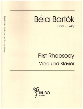 First Rhapsody f�r Viola und Klavier Klavierpartitur und Stimme