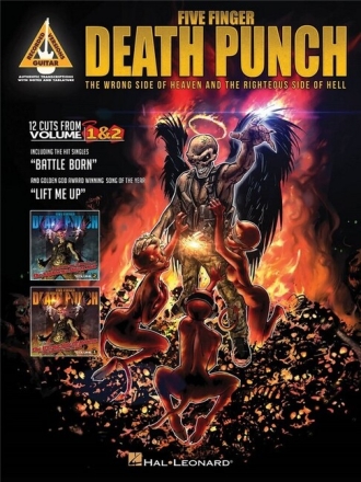 Five Finger Death Punch for guitar/voice Songbook with chords, notes, tablature, lyrics