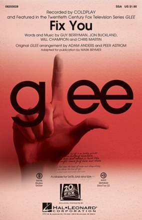 Fix You for female chorus and piano score