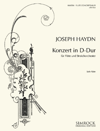 Fl�tenkonzert D-Dur Hob. VII/D1 f�r Fl�te und Streichorchester Fl�te