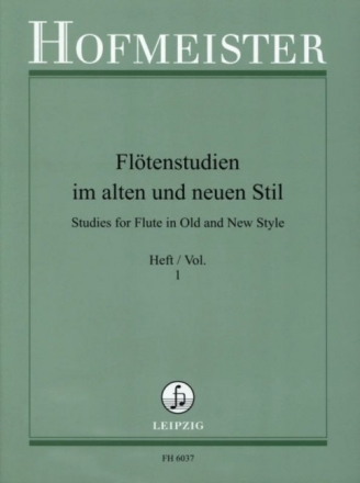 Fl�tenstudien im alten und neuen Stil Band 1 