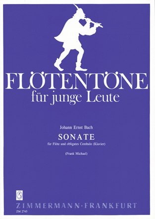 Fl�tent�ne f�r junge Leute Sonate f�r Fl�te und obligates Cembalo (Klavier)