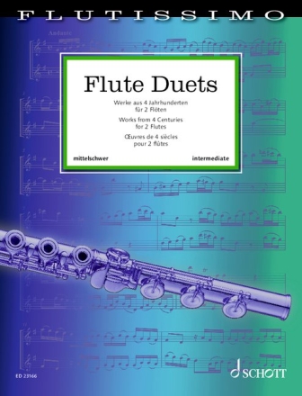 Flute Duets - Works from 4 Centuries f�r 2 Fl�ten (mittelschwer/intermediate) Spielpartitur