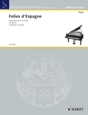 Folies d'espagne f�r Klavier