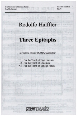 For the Tomb of Sancho Panza for mixed chorus a cappella score