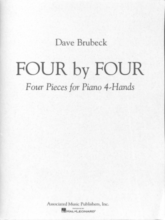 Four by Four 4 pieces for piano 4 hands score