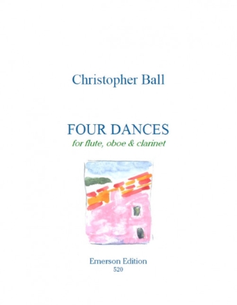 Four Dances for flute, oboe and clarinet score and parts