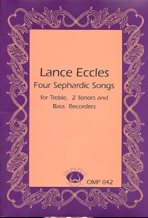 Four Sephardic Songs for 4 recorders (ATTB) score and parts