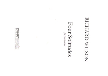 Four Solitudes for violin