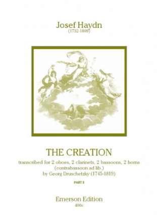 Franz Joseph Haydn, The Creation Vol. 3 variable ensemble PARTITUR + STIMMEN