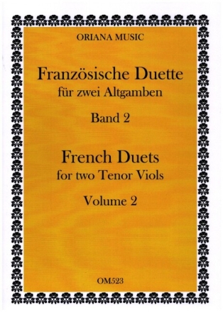 Franz�sische Duette Band 2 f�r 2 Altgamben 2 Spielpartituren