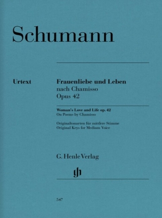 Frauenliebe und Leben op.42 f�r Singstimme und Klavier